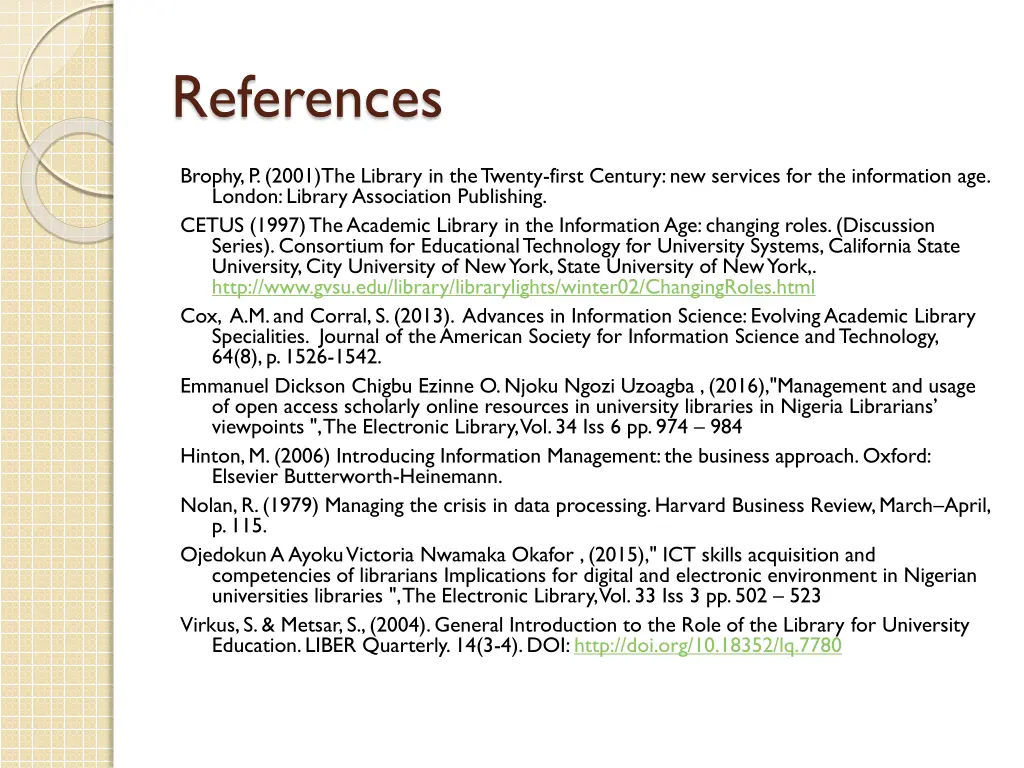 references