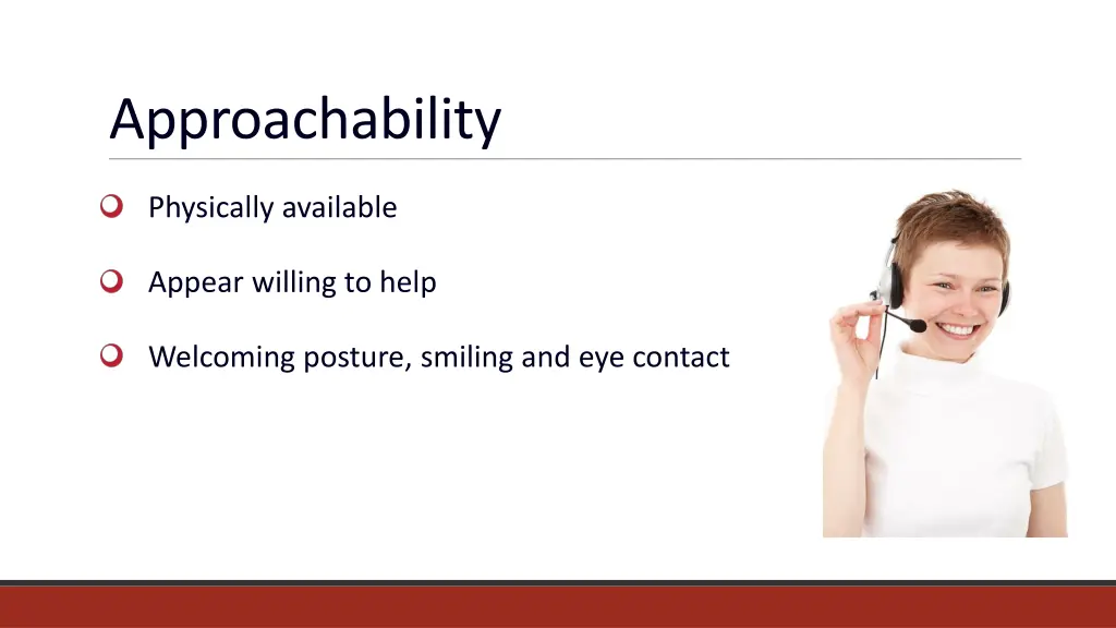 approachability