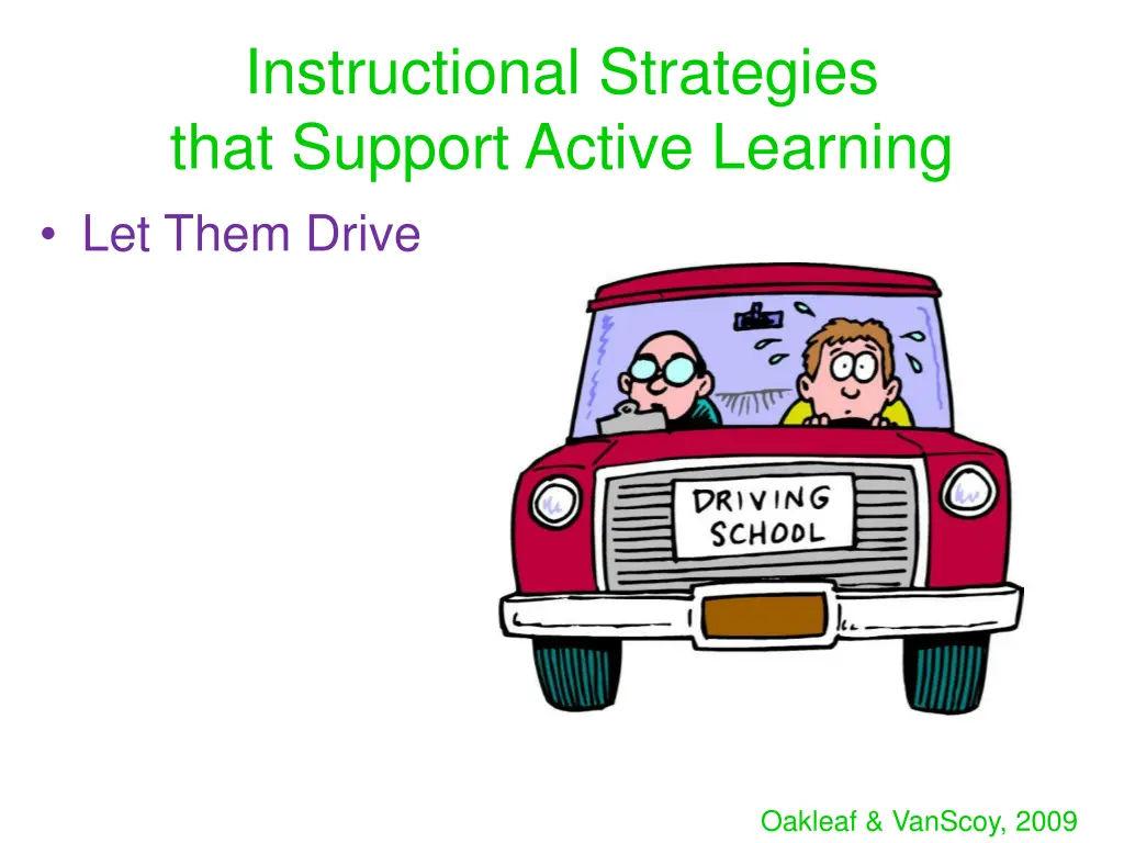 instructional strategies that support active