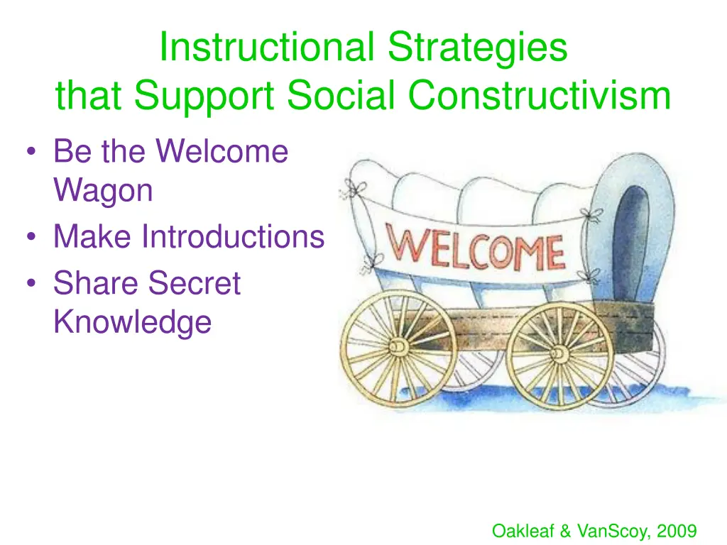 instructional strategies that support social