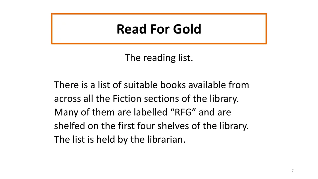 read for gold 5