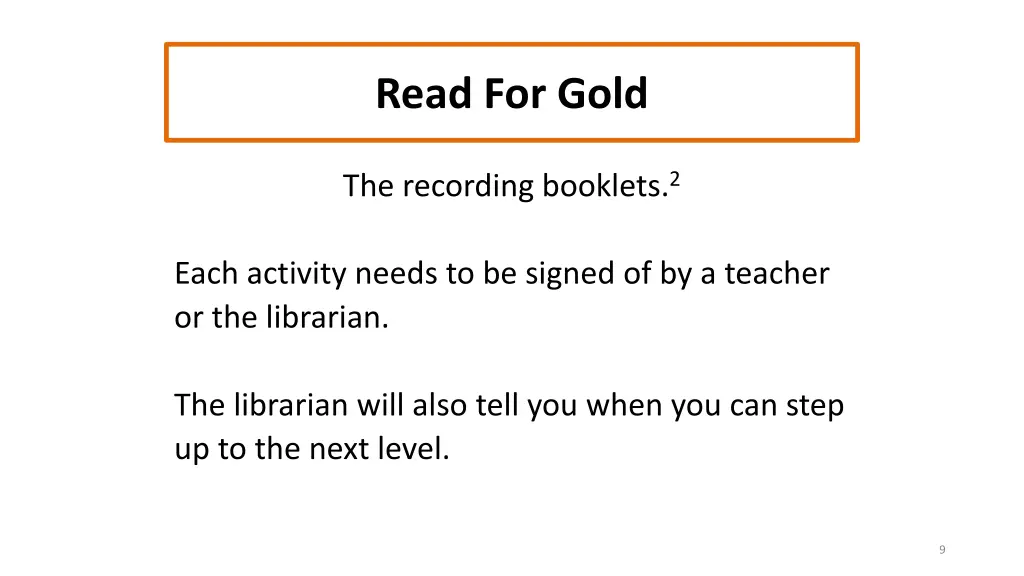 read for gold 7