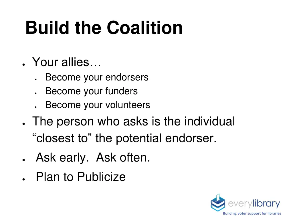 build the coalition 1