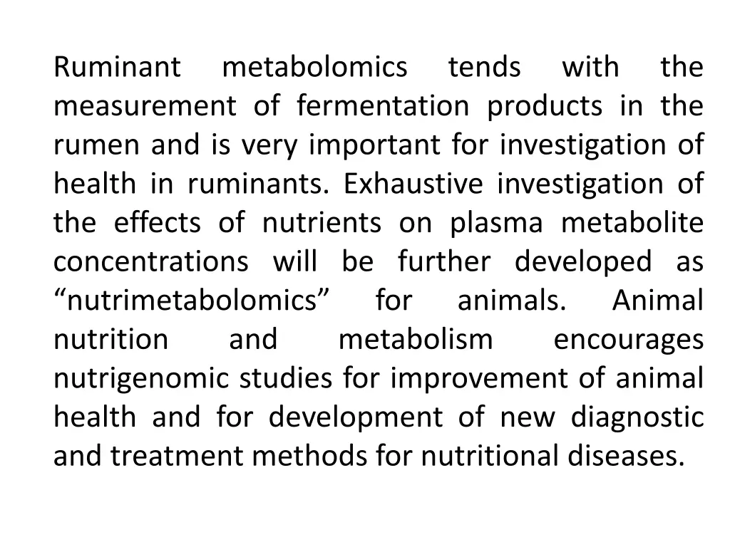 ruminant measurement of fermentation products