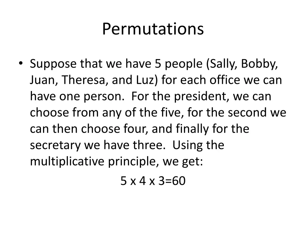 permutations 1