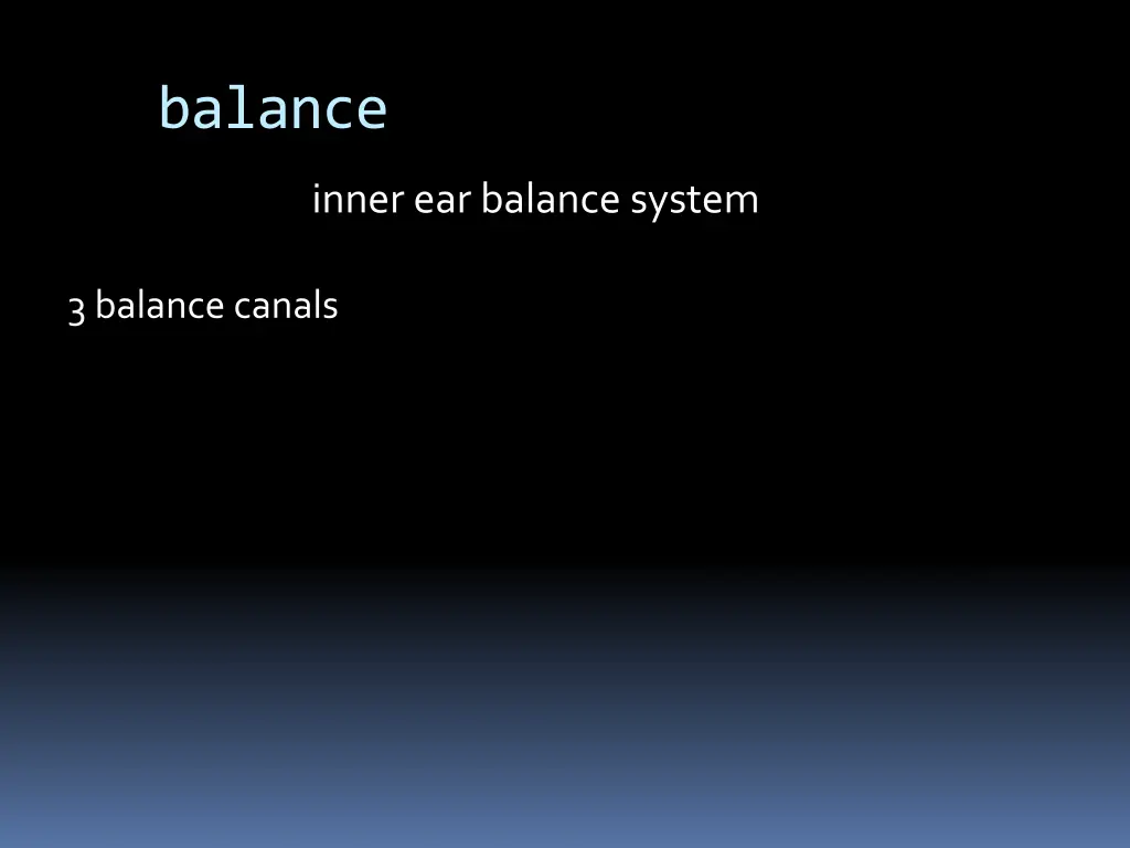 balance