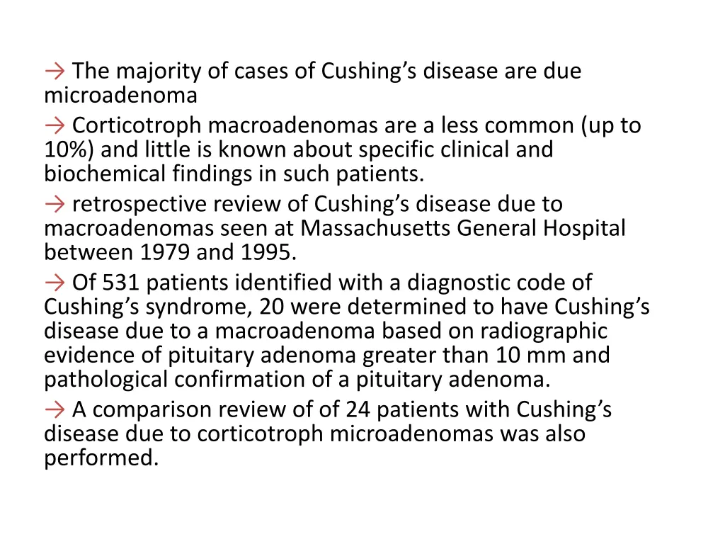 the majority of cases of cushing s disease