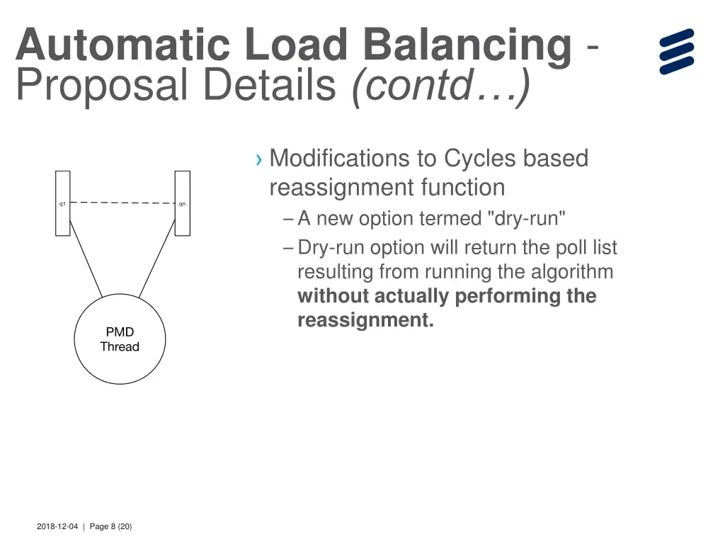 automatic load balancing proposal details contd