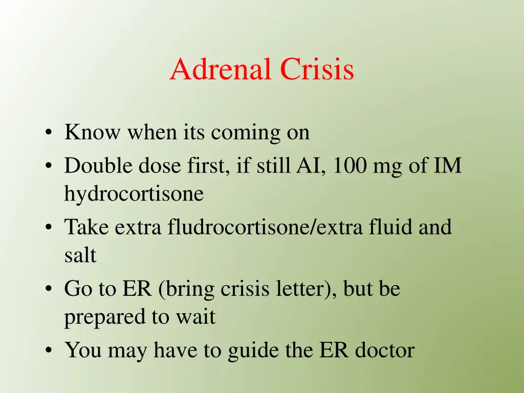 adrenal crisis 1