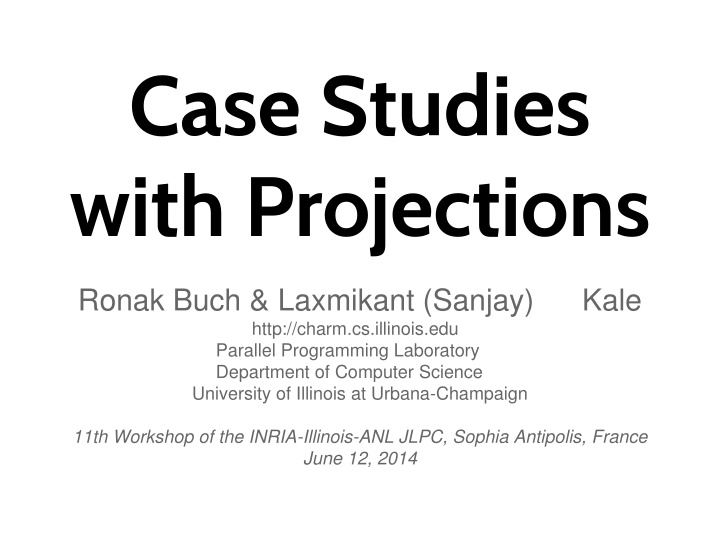 case studies with projections