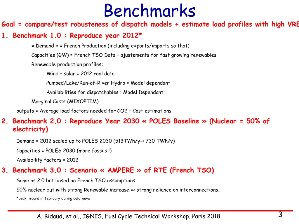 benchmarks