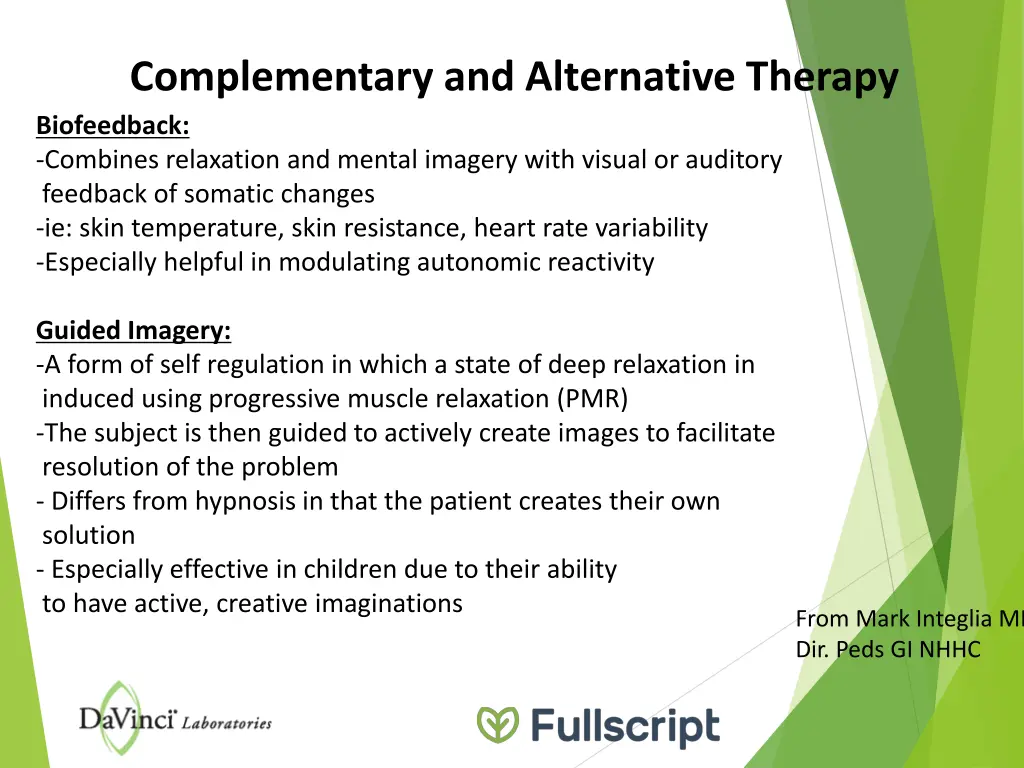 complementary and alternative therapy biofeedback