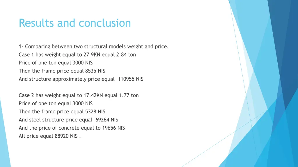 results and conclusion