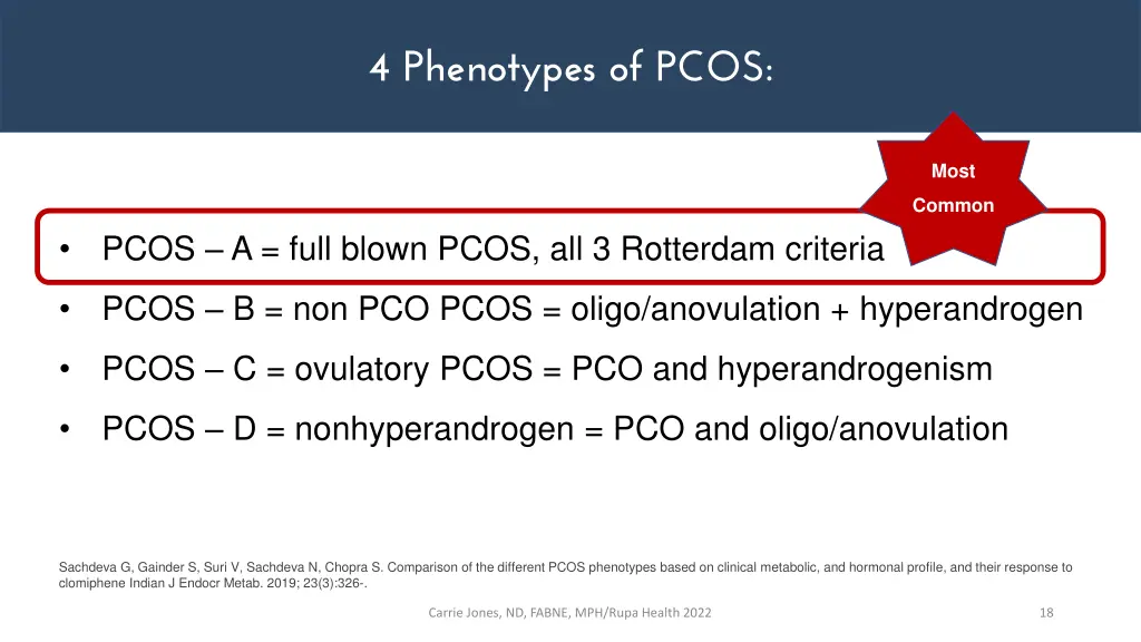 4 phenotypes of pcos 4