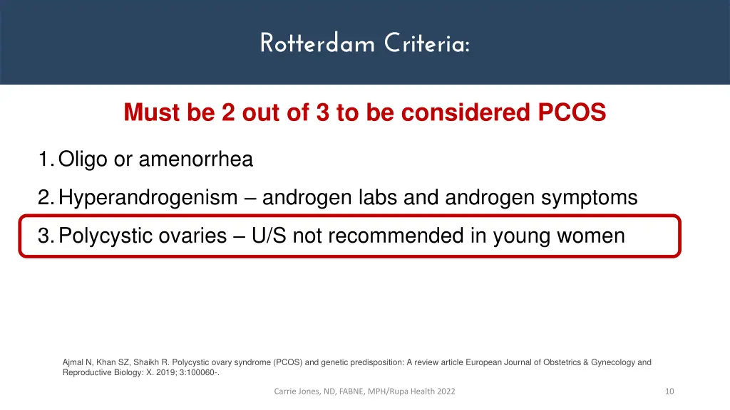 rotterdam criteria 3