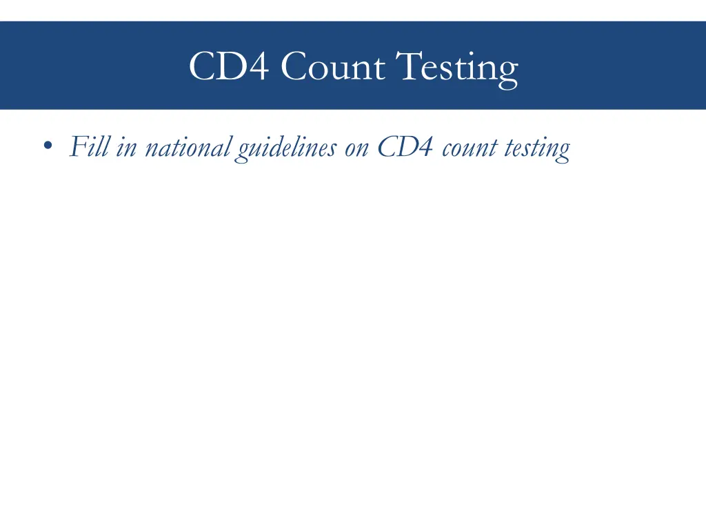 cd4 count testing