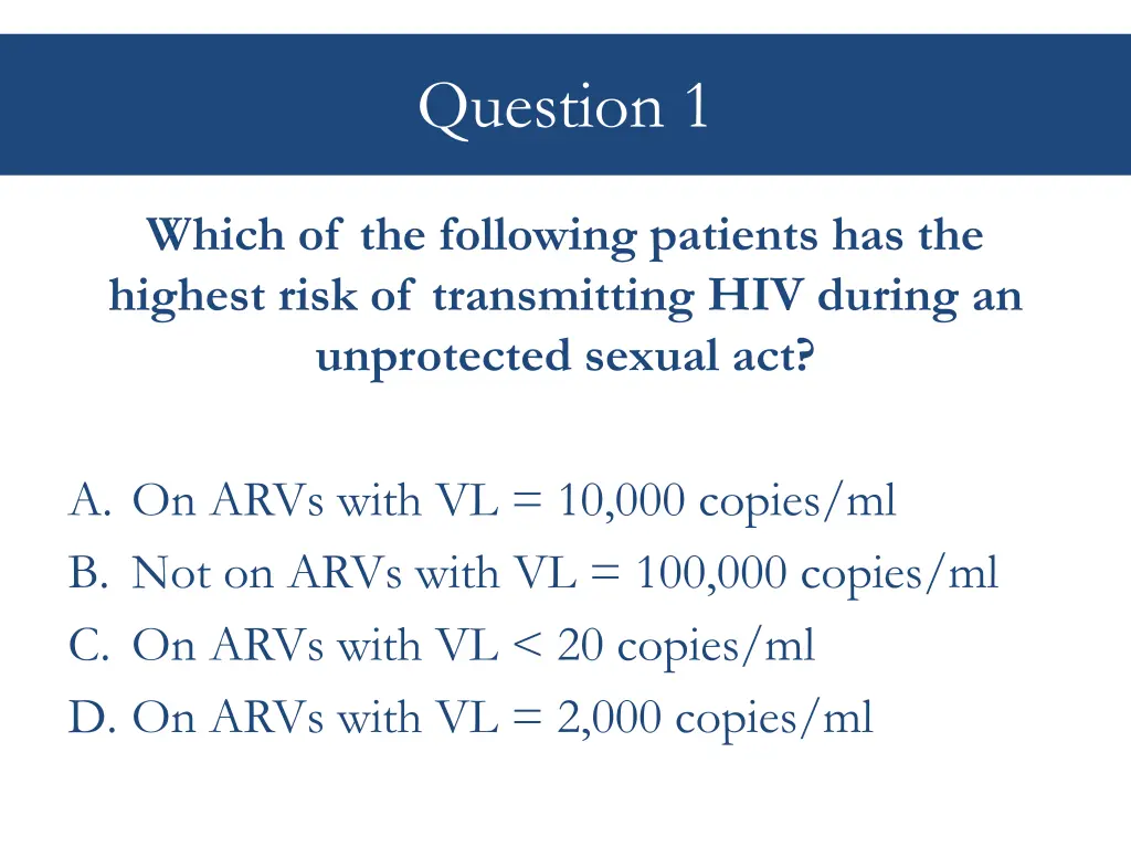 question 1