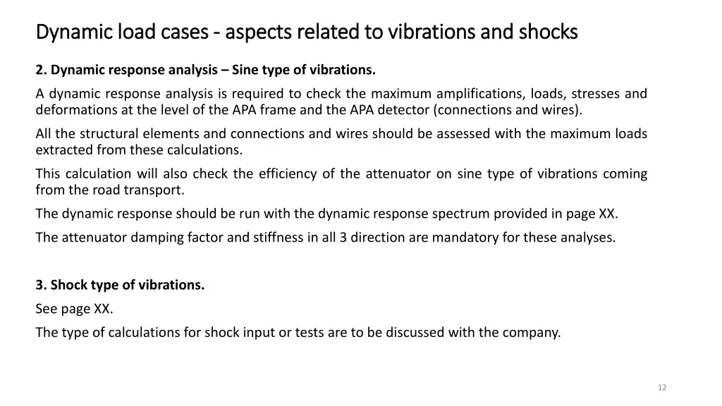 dynamic load cases dynamic load cases aspects 1