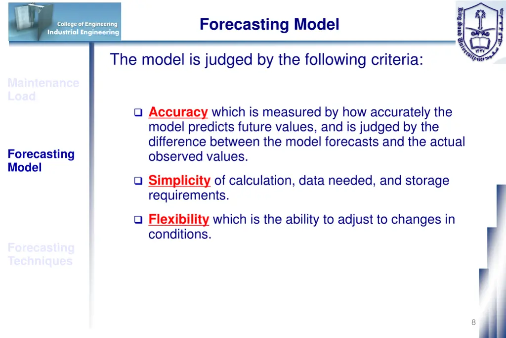 forecasting model 2