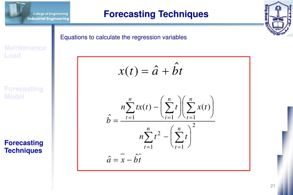 forecasting techniques 12