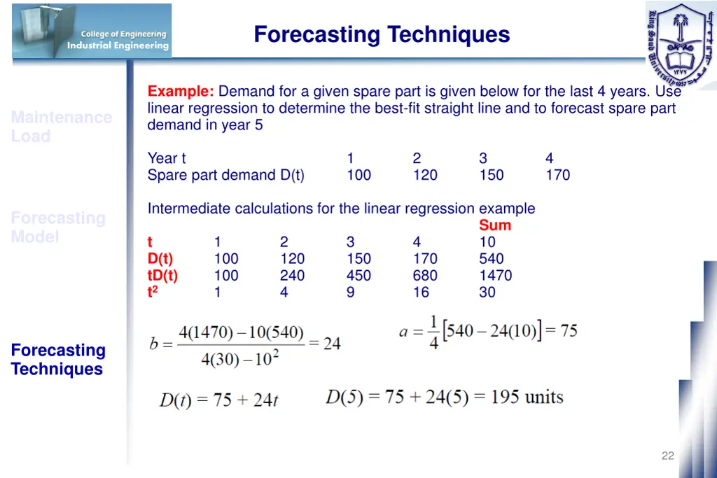 forecasting techniques 13