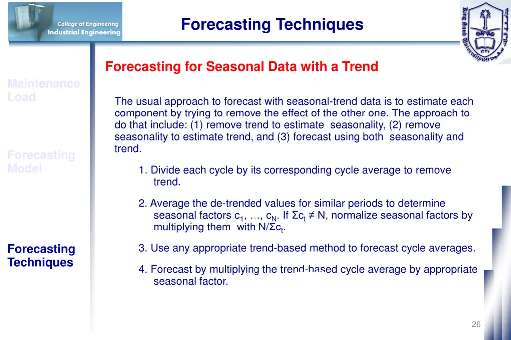 forecasting techniques 17