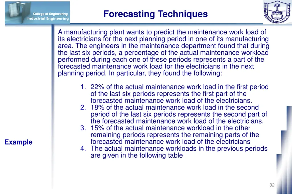 forecasting techniques 23