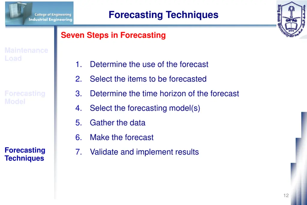 forecasting techniques 3