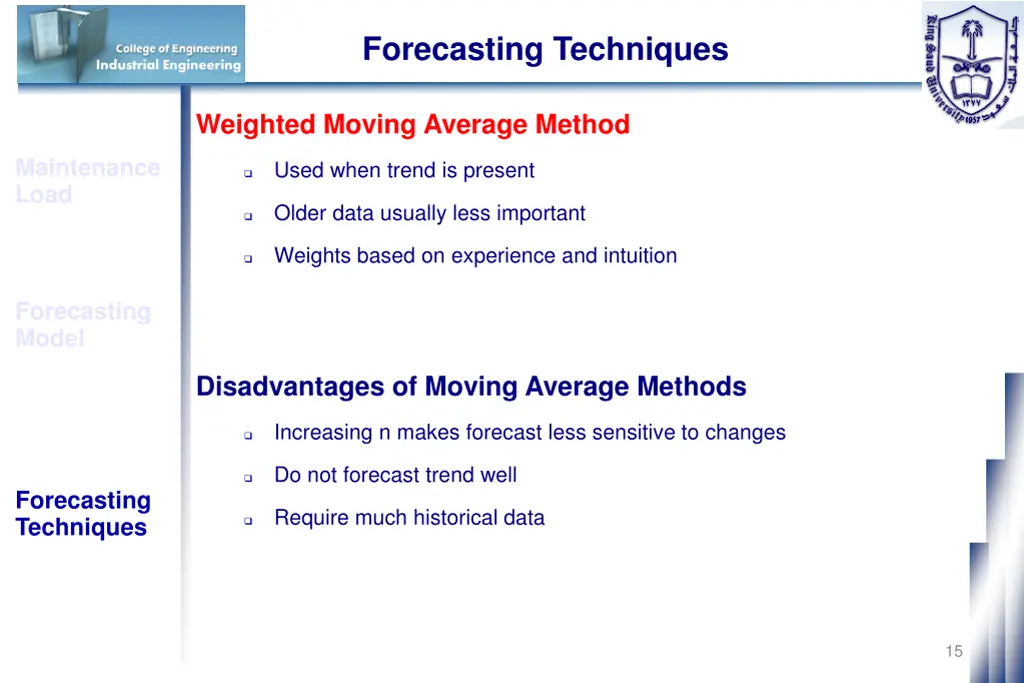 forecasting techniques 6