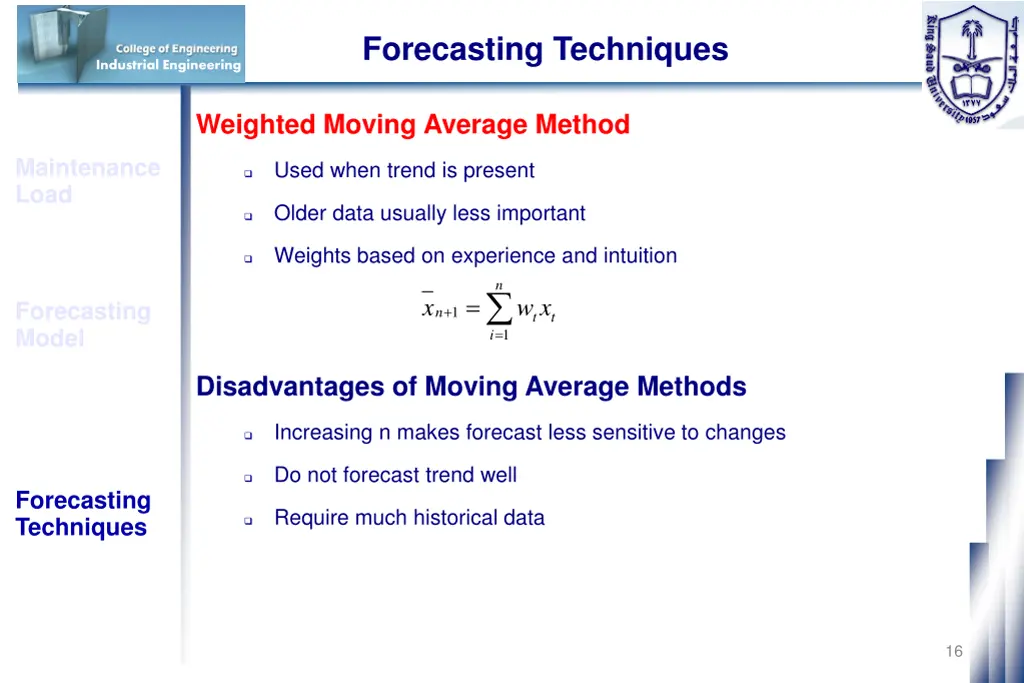 forecasting techniques 7