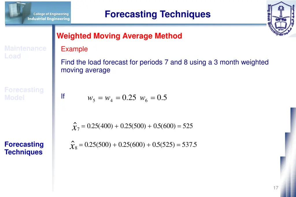 forecasting techniques 8