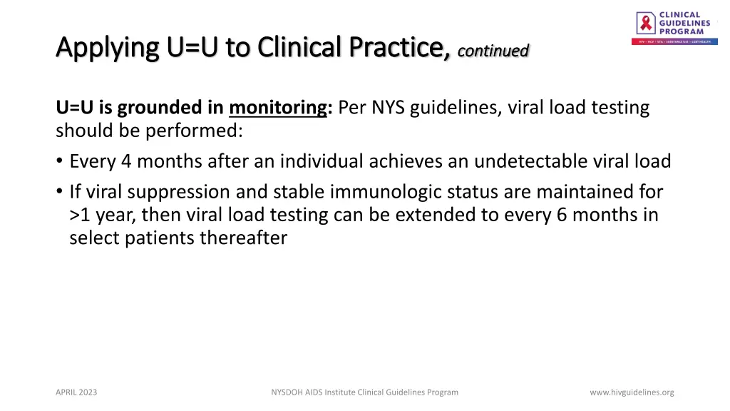 applying u u to clinical practice applying 1