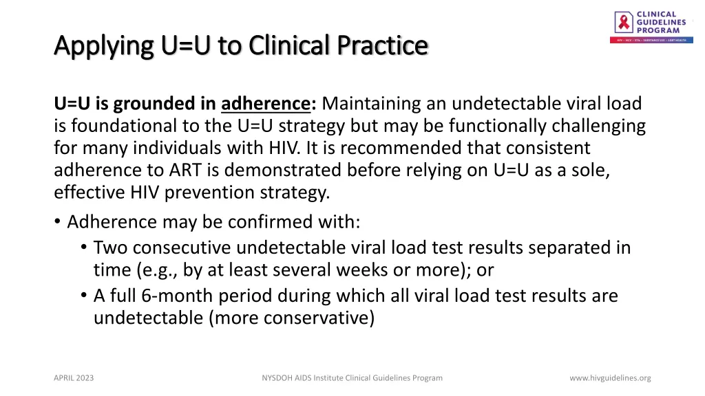 applying u u to clinical practice applying