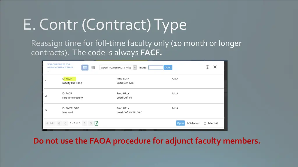 e contr contract type