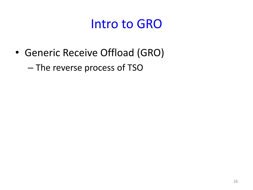 intro to gro