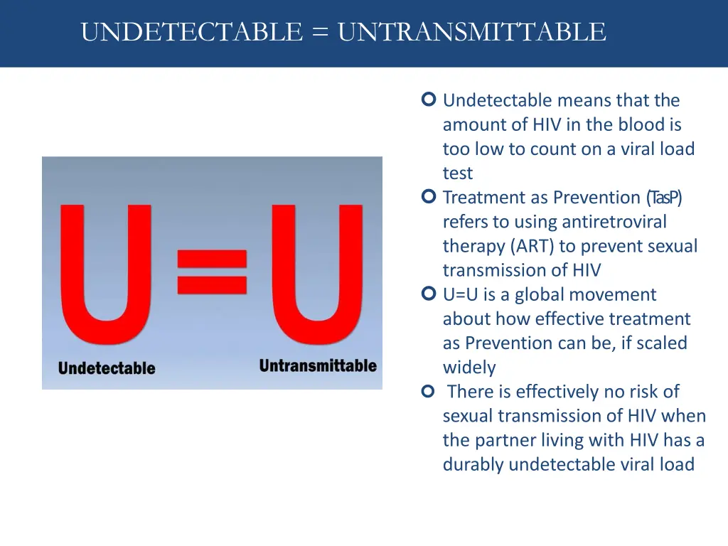 undetectable untransmittable