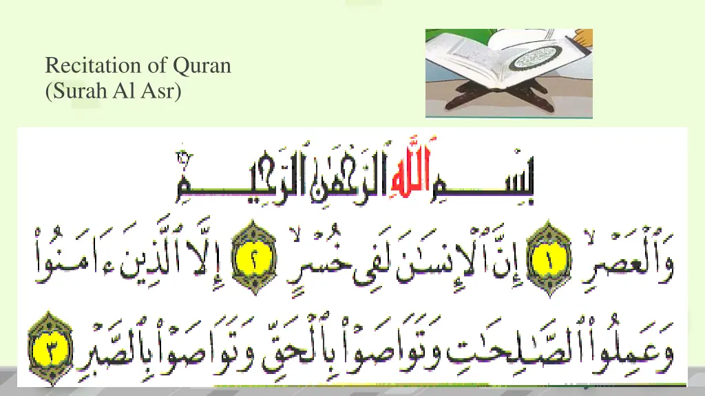 recitation of quran surah al asr