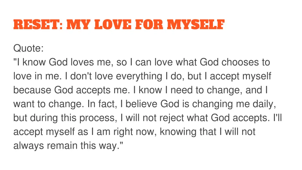 reset my love for myself 8