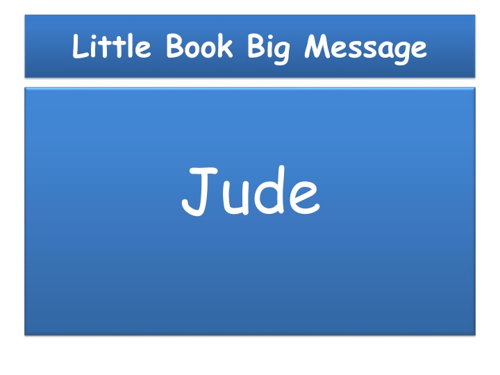 little book big message