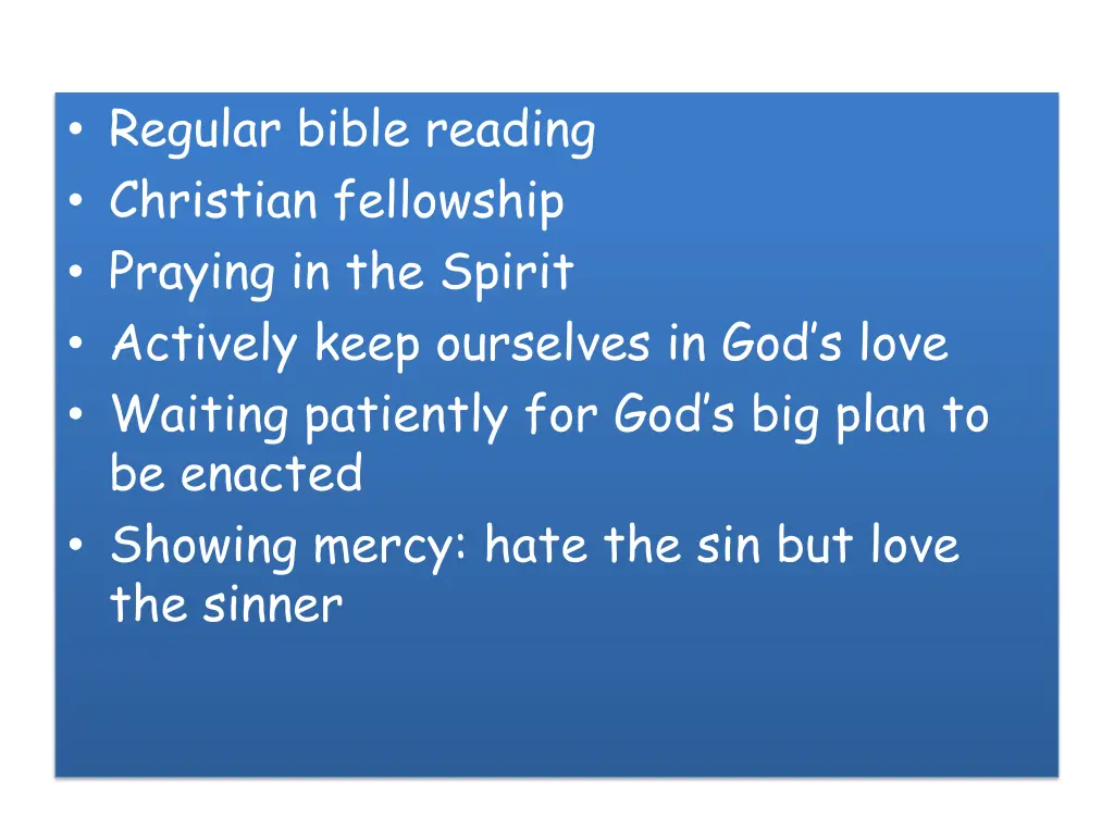 regular bible reading christian fellowship