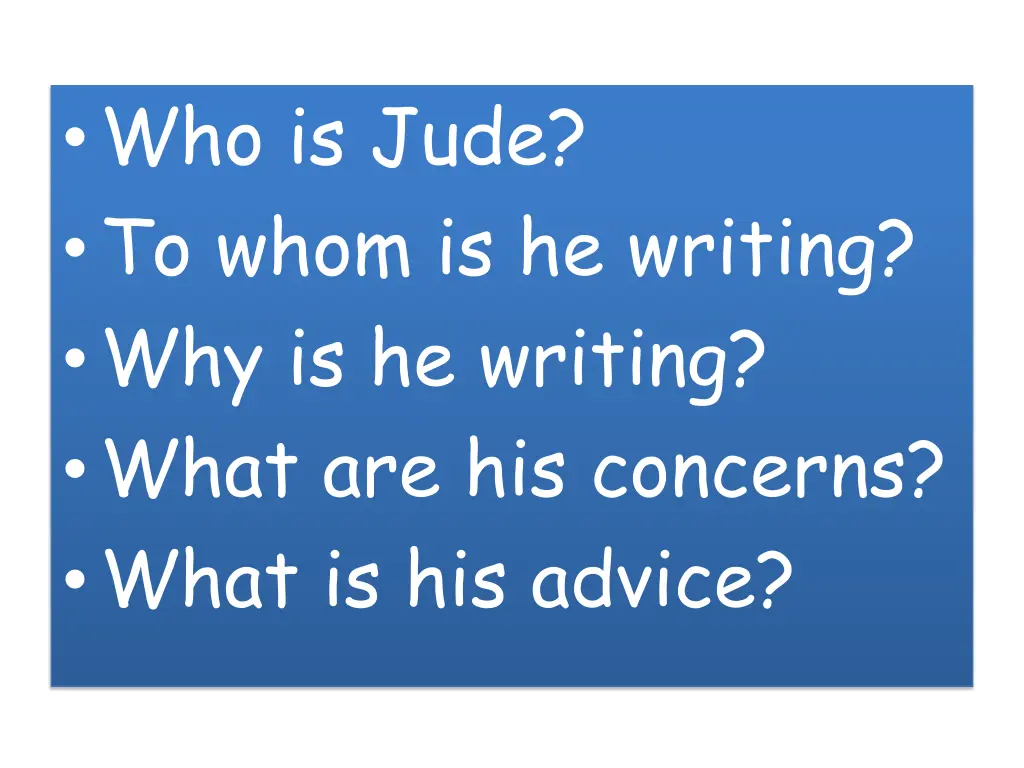 who is jude to whom is he writing