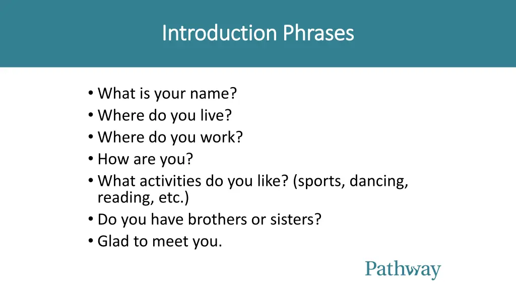 introduction phrases introduction phrases