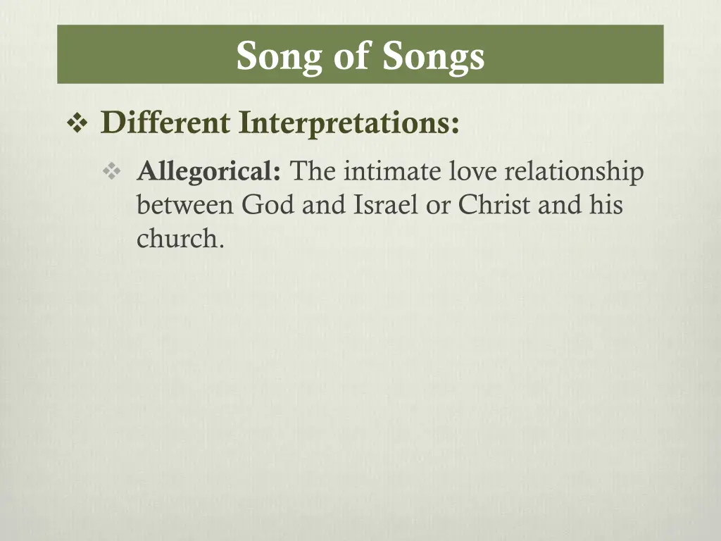 song of songs