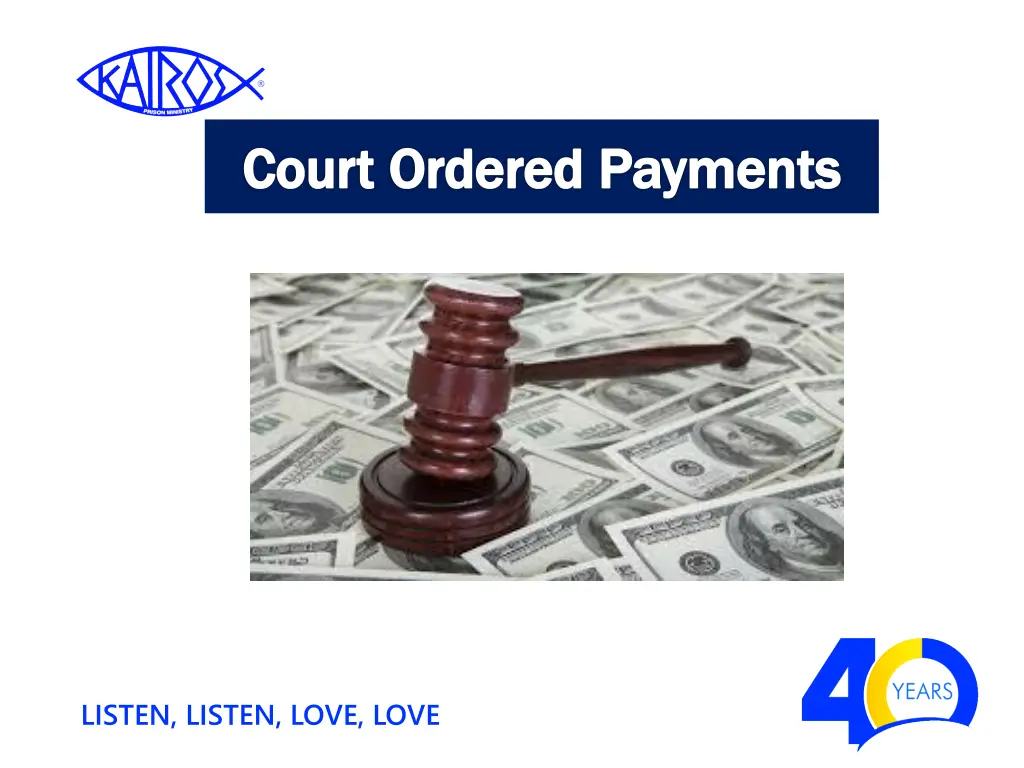 court ordered payments