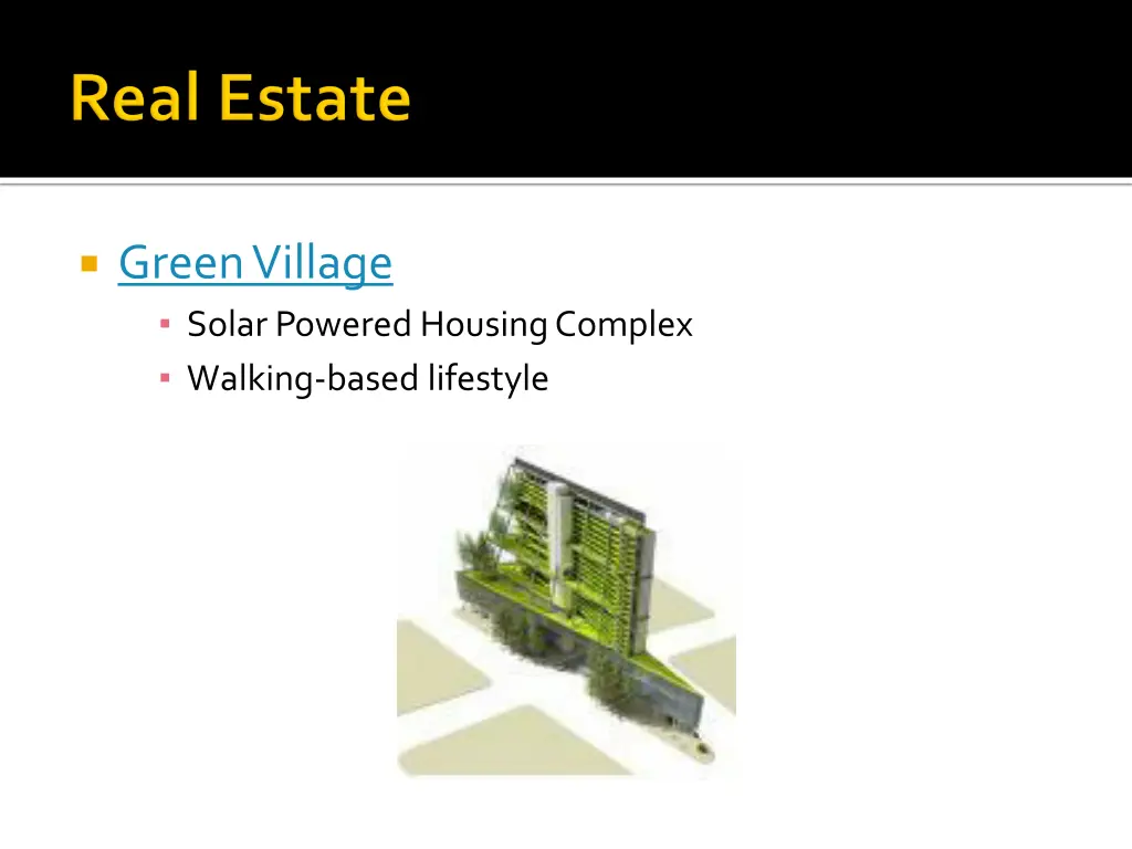 green village solar powered housing complex