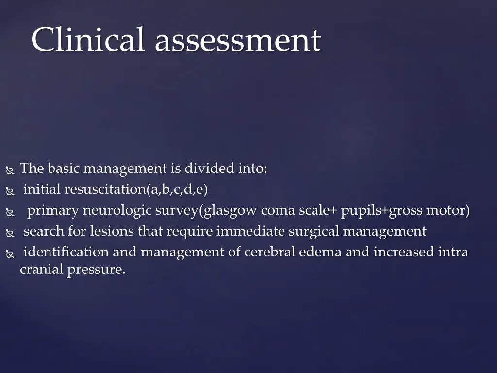 clinical assessment