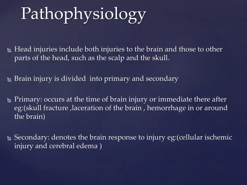 pathophysiology