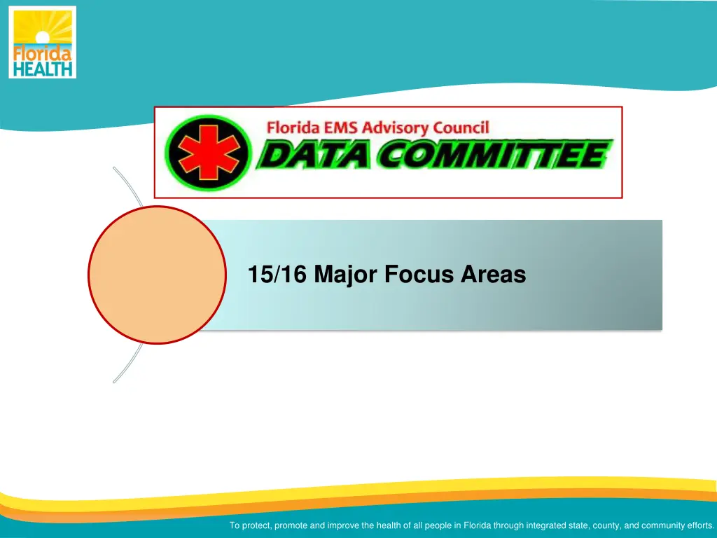 15 16 major focus areas