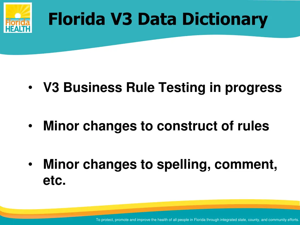 florida v3 data dictionary