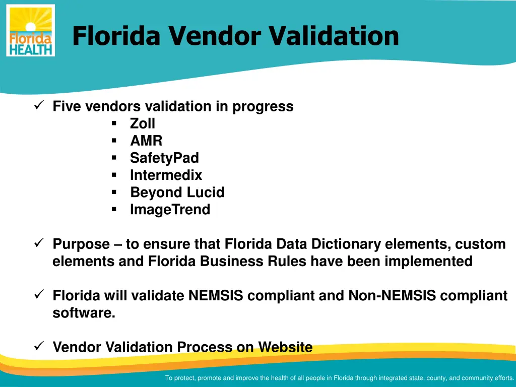 florida vendor validation